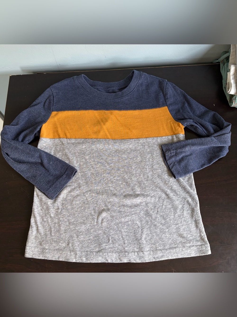 Kids Colorblock Long Sleeve Shirt